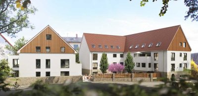 4-Zimmer-Neubauwohnung auf zwei Etagen zum Schlosshof