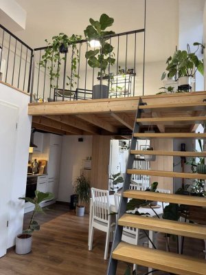 Exklusive und zentrale 1-Zimmer-Maisonette-Wohnung