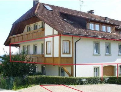 Schöne 3,5-Zimmer-Wohnung mit Balkon, Gartenanteil, Stellpl., EBK, 2 Keller und Bastelraum