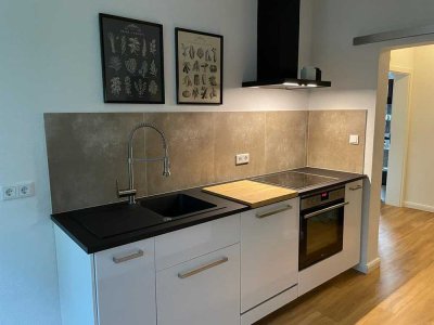 schöne drei Zimmer Wohnung mit eigenem Garten im Zentrum von Schwanewede