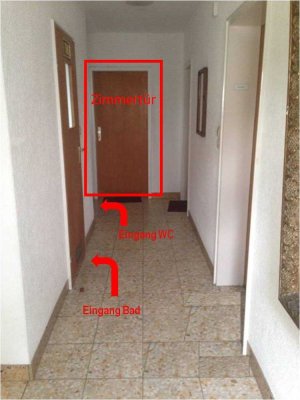 Ettlingen-Zentrumsnah: Schönes 1-Zimmer in WG-Apartment in parkähnlichem Grundstück