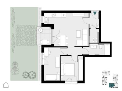 Gemütliche 3-Zimmer Wohnung zum Wohlfühlen – mit Einbauküche I ERSTBEZUG