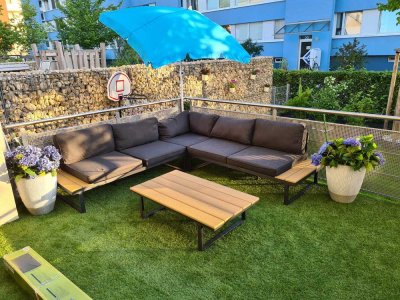 Exklusive 3-Zimmer-Erdgeschosswohnung mit privatem Garten zu vermieten