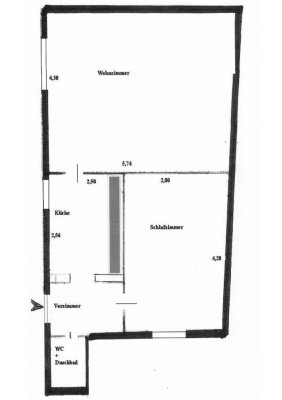 Nachmieter gesucht - helle 2-Zimmer-Altbauwohnung Nähe U6 Jägerstraße (1200 Wien)