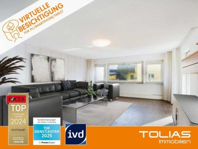 Smartes Raumwunder - Großzügige 4,5-Zimmer-Wohnung mit Balkonen und Stellplatz