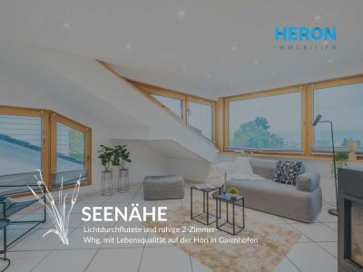 SEENÄHE – Lichtdurchflutete und ruhige 2-Zimmer-Whg. mit Lebensqualität auf der Höri in Gaienhofen