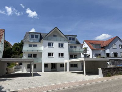 2-Zi.-DG-Neubau-Wohnung mit Aufzug, barrierefreies Bad, Balkon, Hausmeisterservice