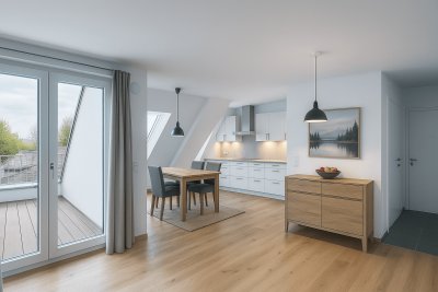85m² große Neubau-Dachgeschosswohnung ~ 3 Zimmer ~ 11 m² Balkon ~ 1220 Wien