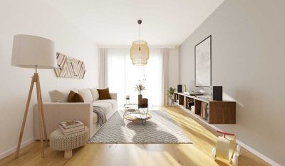 Helle 3‑Zimmer Wohnung mit Balkon und Tiefgarage nahe Stadtwald