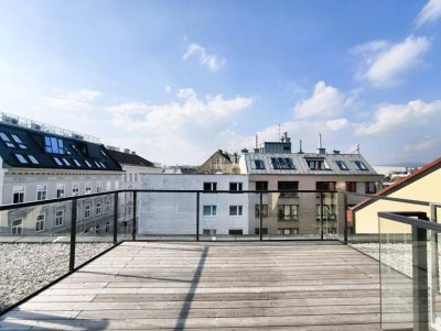 Exklusive 4 Zimmer Dachgeschosswohnung mit traumhafter Dachterrasse - Exzellente öffentliche Anbindung - Hochwertige Ausstattung