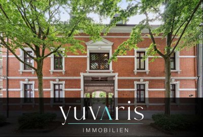 Reserviert: Leben im Denkmal der ehem. Milchversorgung Mülheim mit teils 4 m hohen Decken & TG.