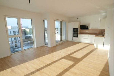 3-Zi.-Wohnung, Neubau, 2 Bäder, 2 Balkone, hell und ruhig, zu vermieten.