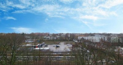 Moderne Loggia mit Weitblick