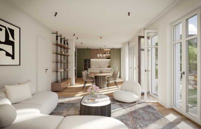 FEINE & ELEGANTE GARTENWOHNUNG IN DER MENTERSCHWAIGE - IM BAU