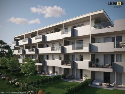 Doppl. Waldstraße - B05 4-Zimmerwohnung mit großem Balkon und Tiefgarage