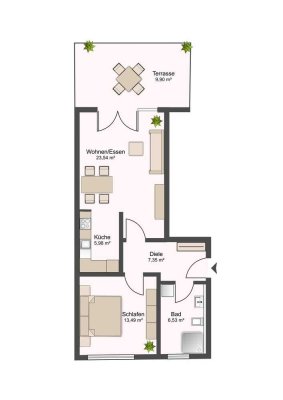Erstbezug - Barrierefreie Erdgeschosswohnung in optimaler Lage