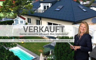 VERKAUFT!!! Großzügiges, modernisiertes Einfamilienhaus mit Pool in schöner Lage in Baden bei Wien!