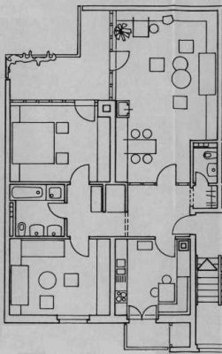 Geschmackvolle 3-Raum-Wohnung mit gehobener Innenausstattung mit Balkon und EBK in Düsseldorf