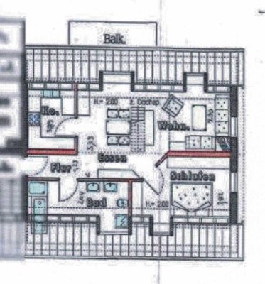 3 Zimmerwohnung im Dachgeschoss in Schönebürg