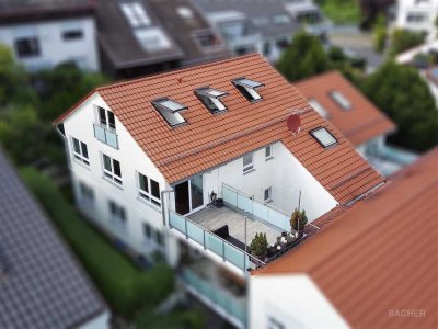 Provisionsfrei! Attraktive 4,5 Zimmer Maisonette Wohnung in Aussichtslage, sofort einzugsbereit