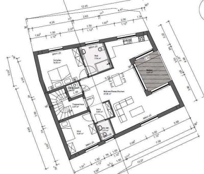 Exklusive 3-Zimmer-Penthouse-Wohnung mit luxuriöser Innenausstattung