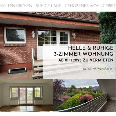 Helle und ruhige 3-Zimmer Dachgeschosswohnung mit Loggia und Gartenanteil in Kaltenkirchen