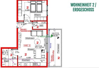 Moderne, barrierefreie 2-Zimmer-Erdgeschosswohnung mit Terrasse ab 1.10.2025 verfügbar