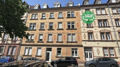 Charmante 3-Zimmer-Altbauwohnung mit Balkon – Musikerviertel Karlsruhe-Mühlburg