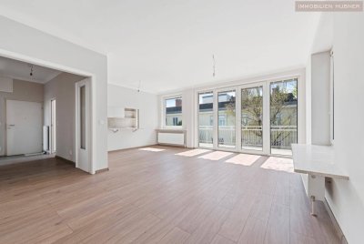 -Rooftop ruft: "Terrasse 73m2, Balkon 15 m2, die top sanierte Wohnung 85,48 m2!"