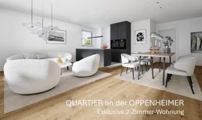 NEUBAU ERSTBEZUG | Lichtdurchflutete 2-Zimmerwohnung mit herrlichem Fernblick