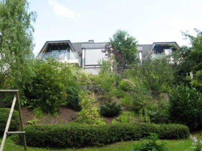 Architekten Doppelhaushälfte mit Blick ins Grüne