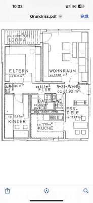 Schöne 3,5-Raum-Wohnung mit EBK und Balkon in Stuttgart
