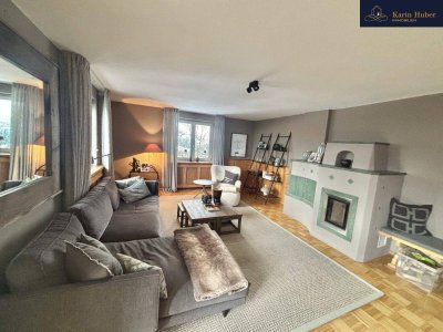 Dachgeschosswohnung am Bauernhof mit Panoramablick rundum die Tiroler Bergwelt