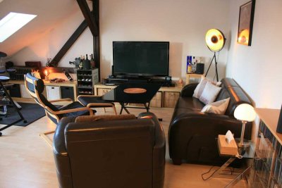 Helle möblierte 2-Zimmer Wohnung mit Balkon in Erfurt-Löbervorstadt