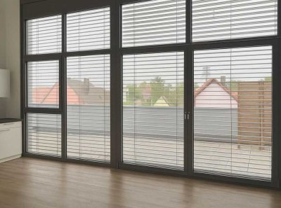 4-Zimmer-Penthouse-Wohnung mit umlaufender Terrasse und EBK in Untereisesheim