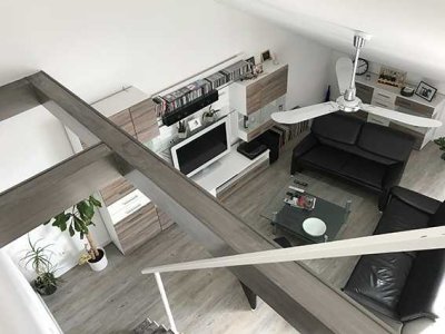 Stilvolle, gepflegte 3,5-Zimmer-Maisonette-Wohnung mit Dachterrasse und EBK
