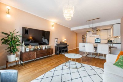 Stylisch & zentral: 3,5 Zimmer mit hochwertiger Ausstattung, Balkon & Bootsanleger nahe Sonninpark