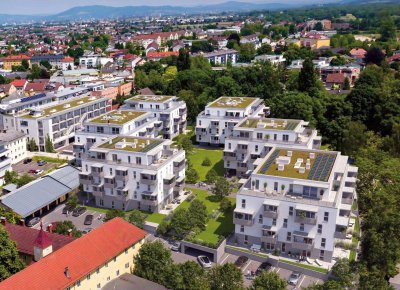 Nachhaltig und Grün: Neubauwohnung im Graumann-Park