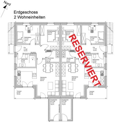 Attraktive 3,5-Zimmer Wohnung mit Garten in Leck
