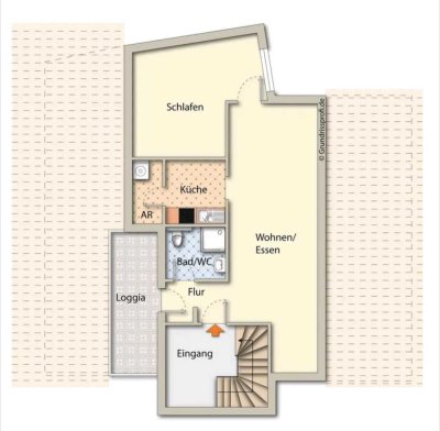 Stilvolle 2-Zimmer-Wohnung mit Einbauküche in Lahr/Schwarzwald