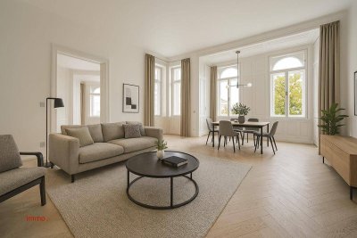 Exklusiver Erstbezug in revitalisierter Jahrhundertwendevilla mit 4 Balkonen – Stilaltbau trifft Moderne