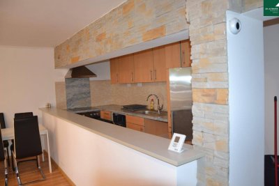 barrierefreie Ferienwohnung möbliert mit Terrasse - Nähe Faakersee mit Berg u. Grünblick