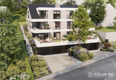 Neubau einer exklusiven Doppelhaushälfte mit zwei großzügigen Wohneinheiten
