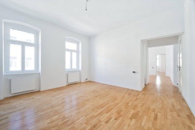 Urbanes Wohnen u. Arbeiten im Margaretenviertel auf 93m² - hohe Räume im Altbau!