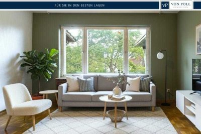 Bungalow mit großzügigem Grundstück, Baufenster & Weitblick bis Frankfurt