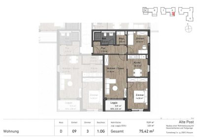 Willkommen im Wohnquartier "Alte Post"  - Neubau von 107 Wohneinheiten