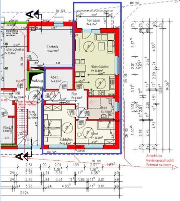 Erstbezug: Souterrainwohnung (84 qm) in Melle-Gesmold (inkl. Stellplatz und Küche)