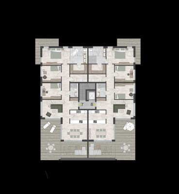 TRAUMHAFTES PENTHOUSE - UNEINSEHBAR - EXCLUSIV - GROSSE DACHTERRASSE -