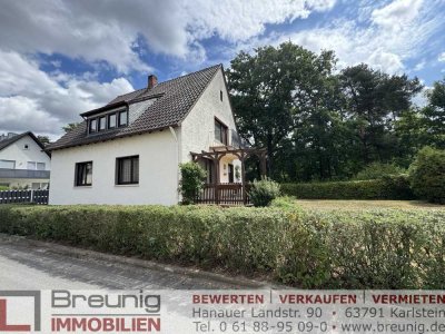 Sanierungsbedürftiges EFH mit schönem Garten & Garage in attraktiver Waldrandlage