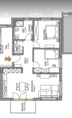 Erstbezug Neubau - Obergeschosswohnung mit Balkon in der Nähe von Wackersdorf